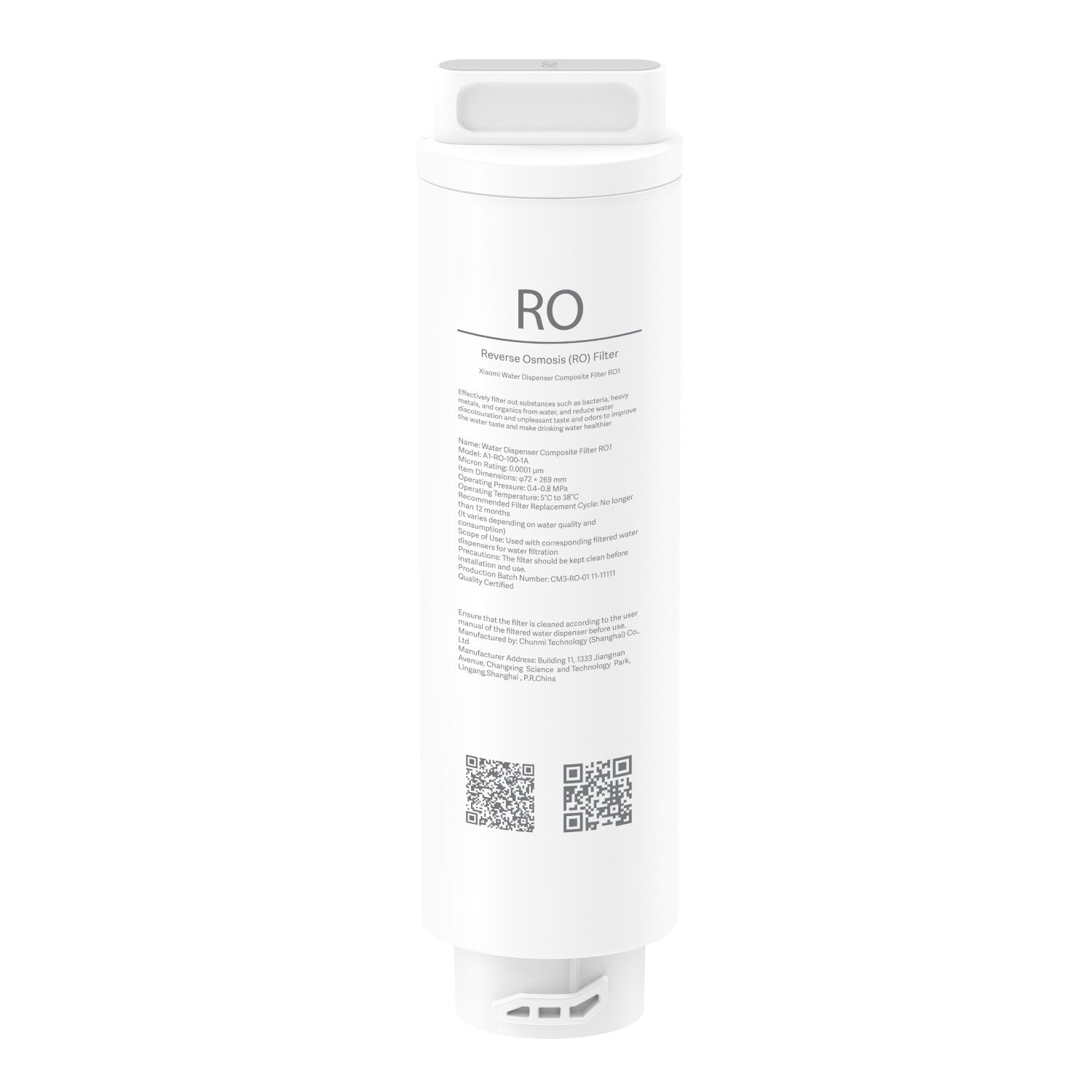 Xiaomi Smart Filtered Water Dispenser Composite Filter RO1-0