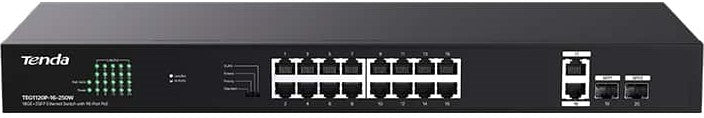 Tenda 16 PoE Plus 2SFP Port Ethernet Switch-0