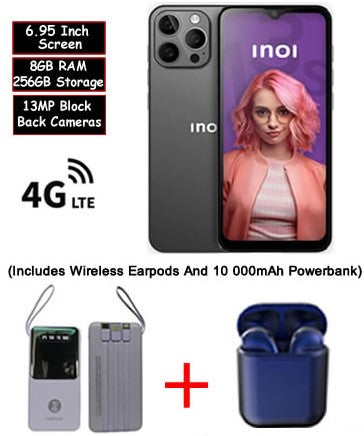 INOI Note 13s 256GB Storage and 8GB RAM Android Smart Phone-0