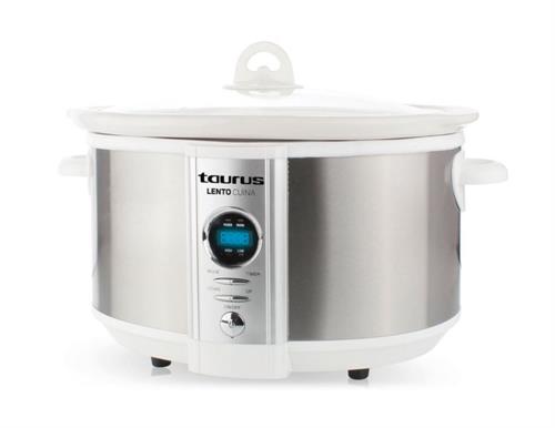 Taurus 6.5L Stainless Steel Digital Slow Cooker Retail Box-0