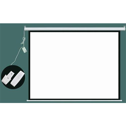 Esquire Electric Projector Screen 180 X 180 with RF Remote-0