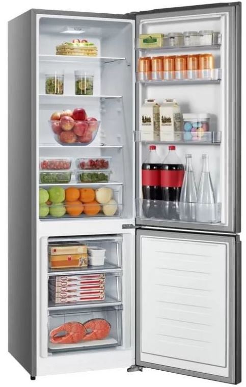 Hisense 264L Titanium Inox Combi Fridge Retail Box 1 year-0