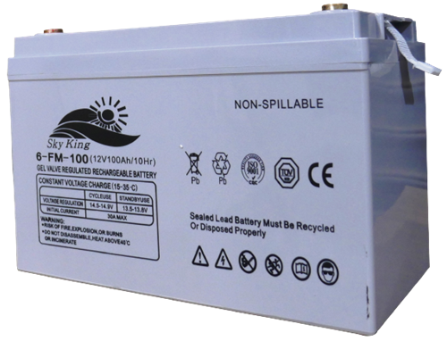 Solarix 12V 100AH Deep Cycle Gel Battery – Absorbent Glass-0