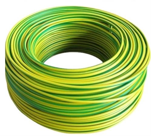 Solarix Insulated 6mm² Yellow And Green Earth Wire 100-0