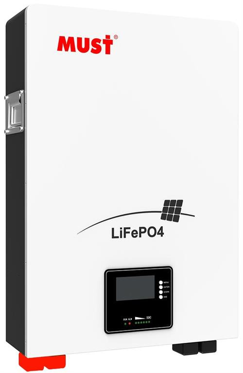 Solarix Must 51.2V 100Ah LiFePo4 Single Battery Module-0