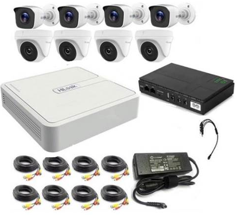 HiLook 8 Channel DIY Combo Surveillance DVR Kit-0