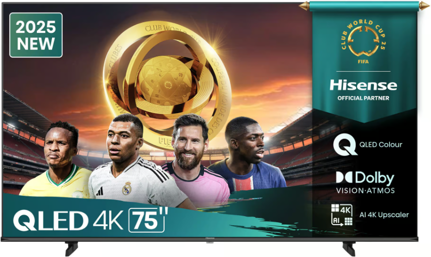 Hisense Q6Q 75 Inch QLED VIDAA Smart LED Television-0