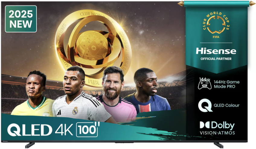 Hisense 100Q7Q 100 Inch LED 144Hz VRR QLED Gaming Television-0