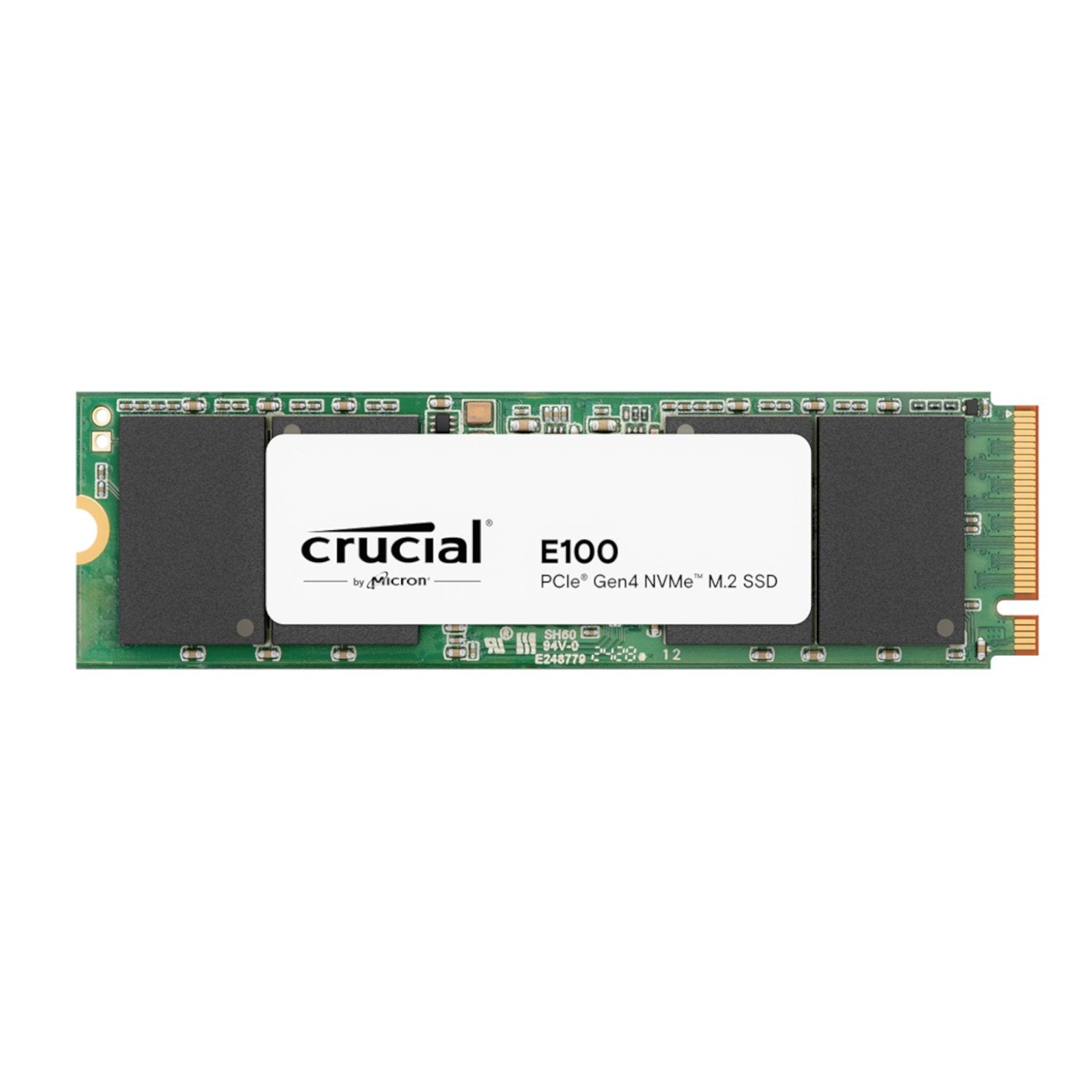 Crucial E100 2TB PCIe Gen4 2280 NVMe M.2 SSD-0
