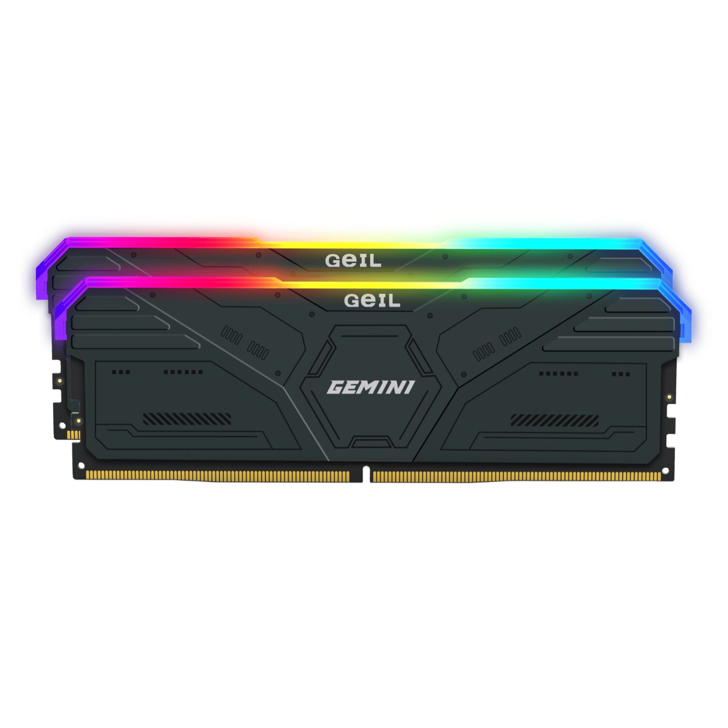 Geil Gemini RGB 64GB KIT(2X32GB) 6000MHz DDR5 Desktop Gaming Memory - Grey-0