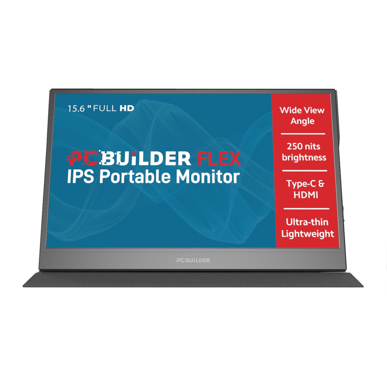 PCBuilder FLEX 15.6" Full HD IPS Portable Monitor-0