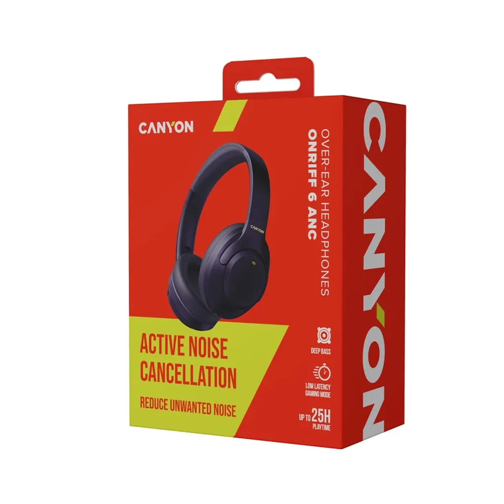 Canyon OnRiff 6 ANC Wireless Headphone Black