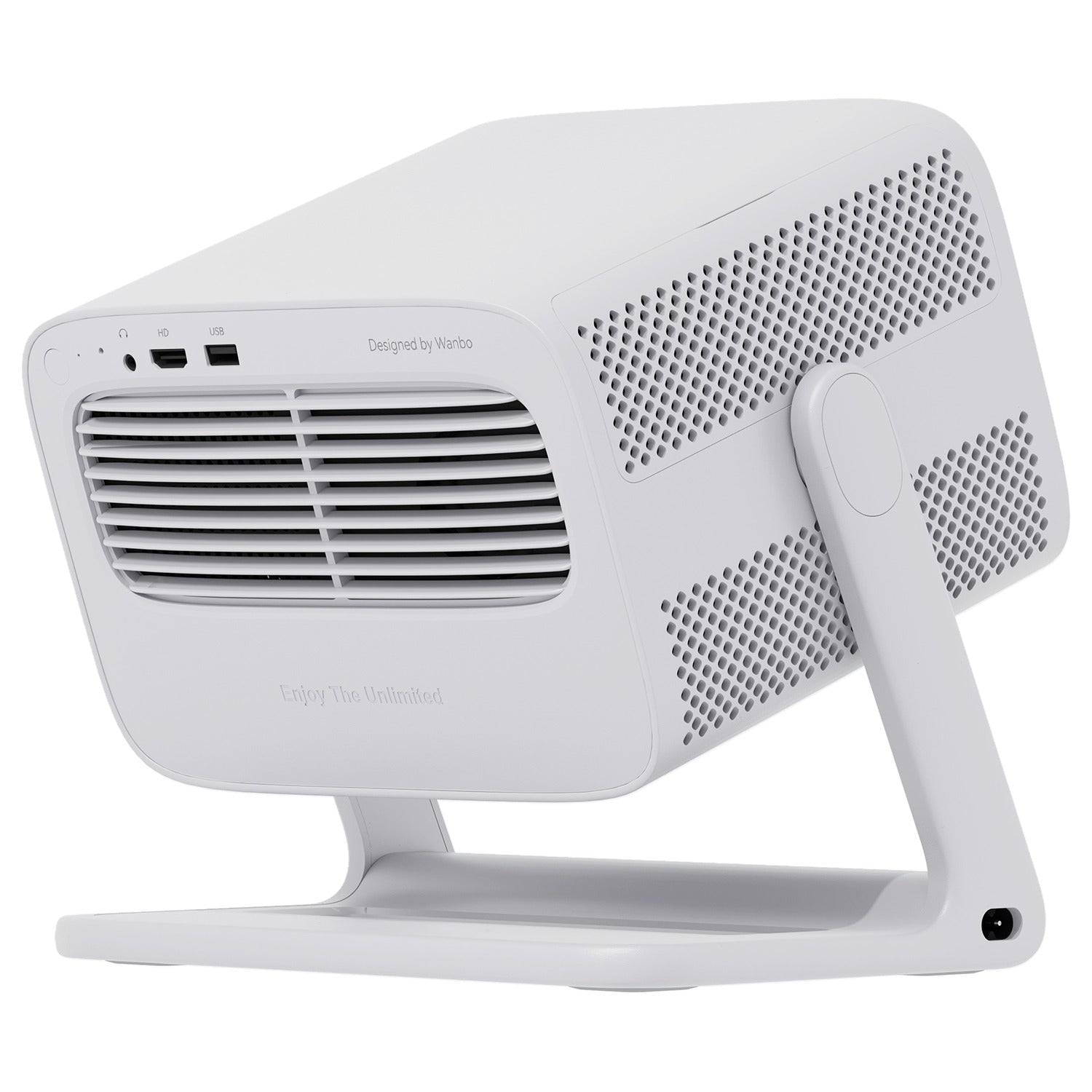 WANBO VALI 1 – 1080P 900ANSI Android 11 Smart Home Theatre Projector – White