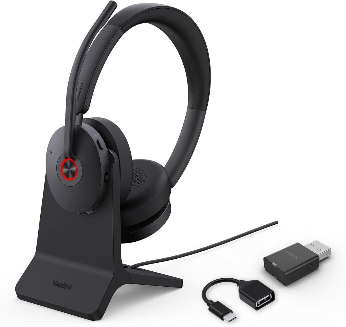 Yealink WH68 Wireless Stereo DECT & Bluetooth Headset with Hybrid ANC