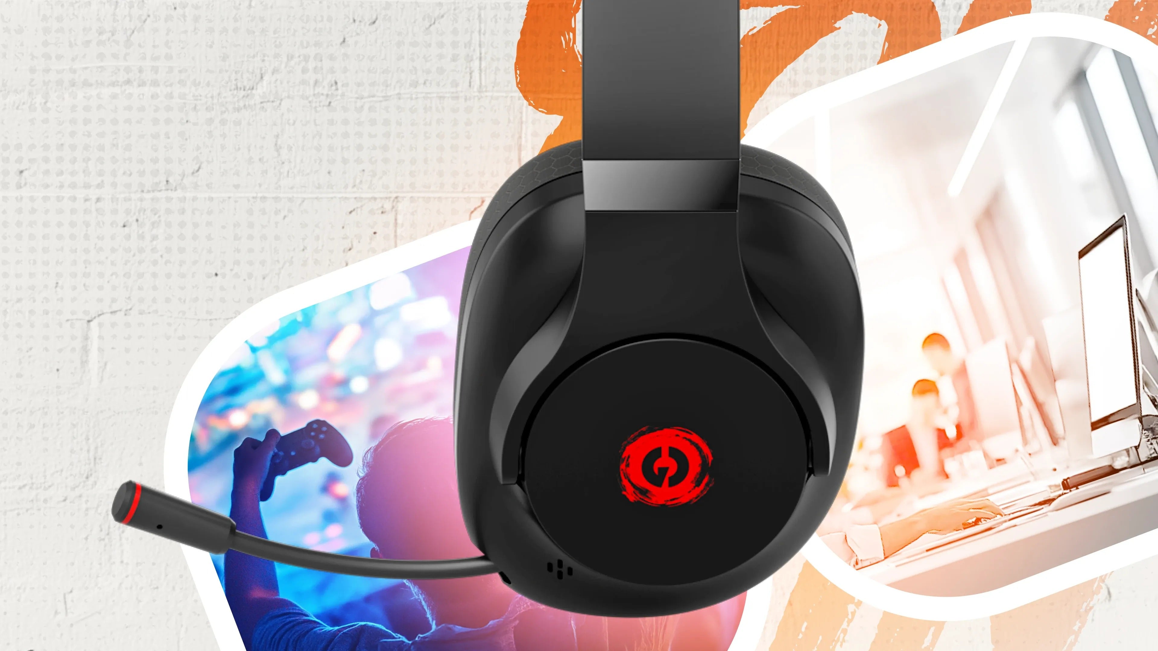 Canyon Ego GH-16 Wireless Gaming Headset Black