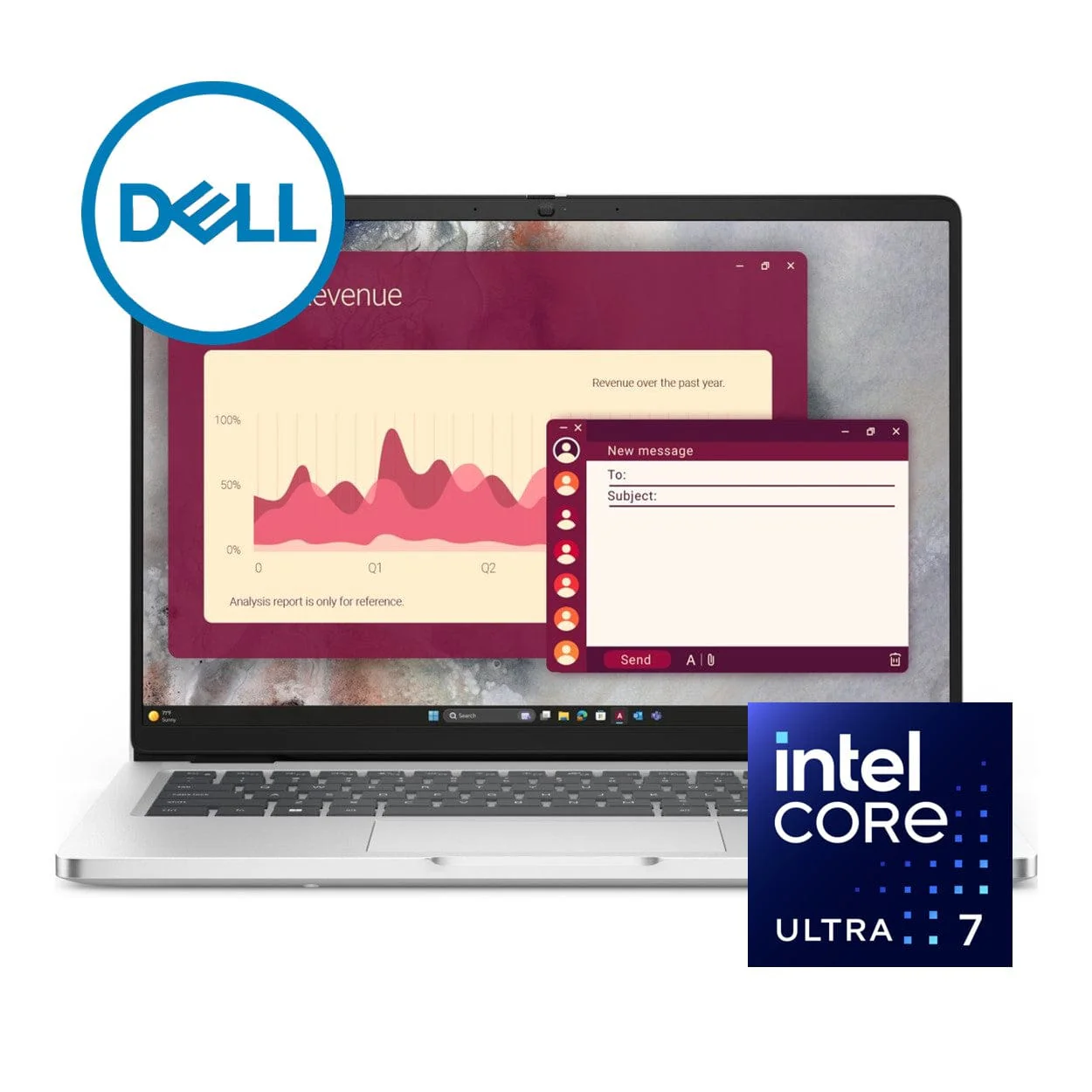 Dell Pro 14 14-inch FHD+ AI Laptop - Intel Core Ultra 7 265U 512GB SSD 16GB RAM Win 11 Pro