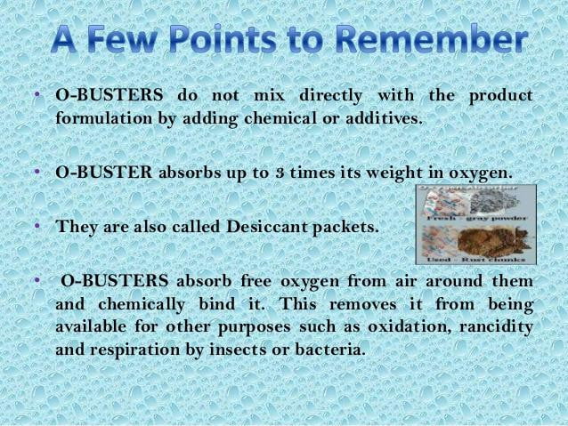 O-BUSTER Oxygen Absorber FT 50 - Food Preservative - O-Buster