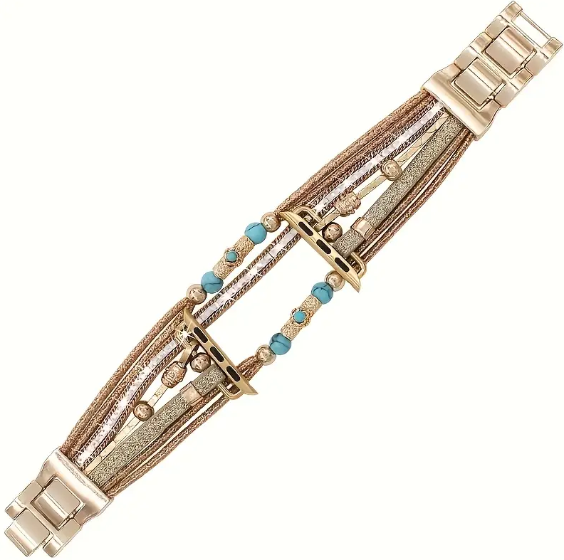 Boho Faux Turquoise Bracelet Watchband / Strap for Apple Watch