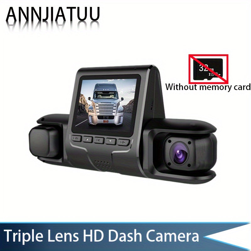 ANNJIATUU Car Dashboard Camera - 1080P Full HD, Night Vision, 24-Hour Parking Mode, WDR, G-Sensor, Motion Detection