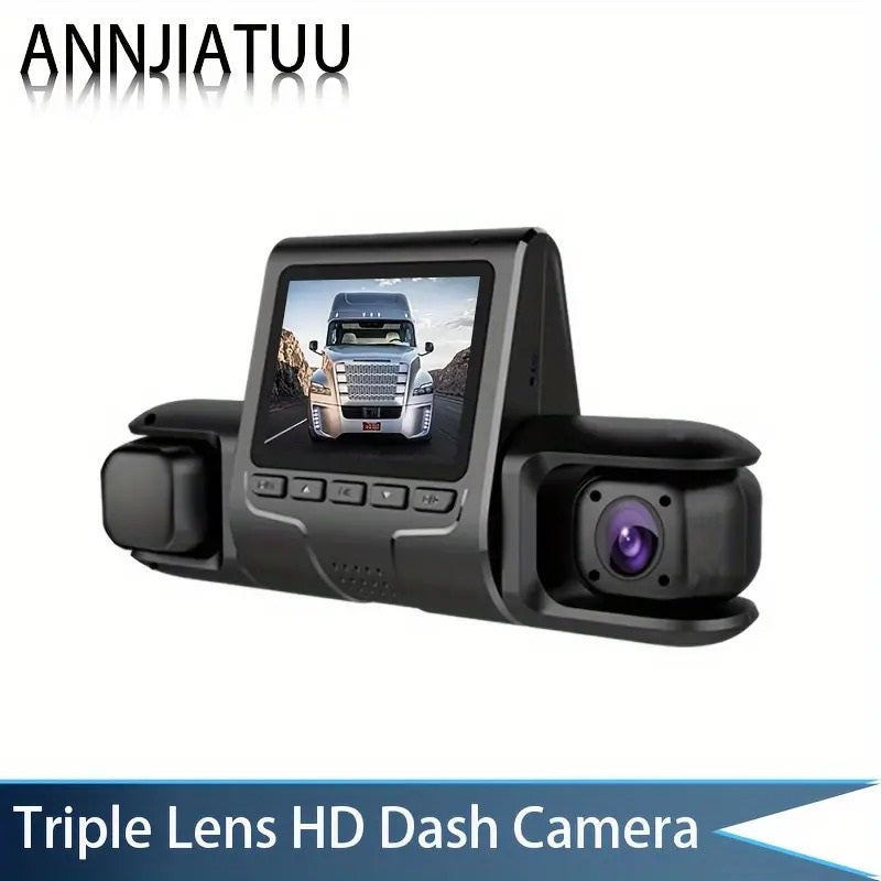 ANNJIATUU Car Dashboard Camera - 1080P Full HD, Night Vision, 24-Hour Parking Mode, WDR, G-Sensor, Motion Detection