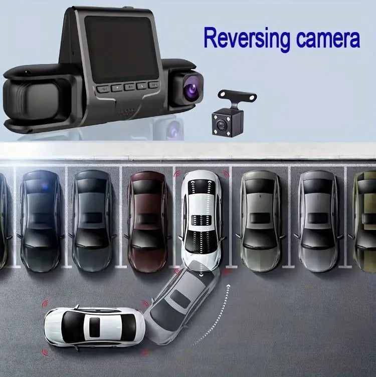 ANNJIATUU Car Dashboard Camera - 1080P Full HD, Night Vision, 24-Hour Parking Mode, WDR, G-Sensor, Motion Detection