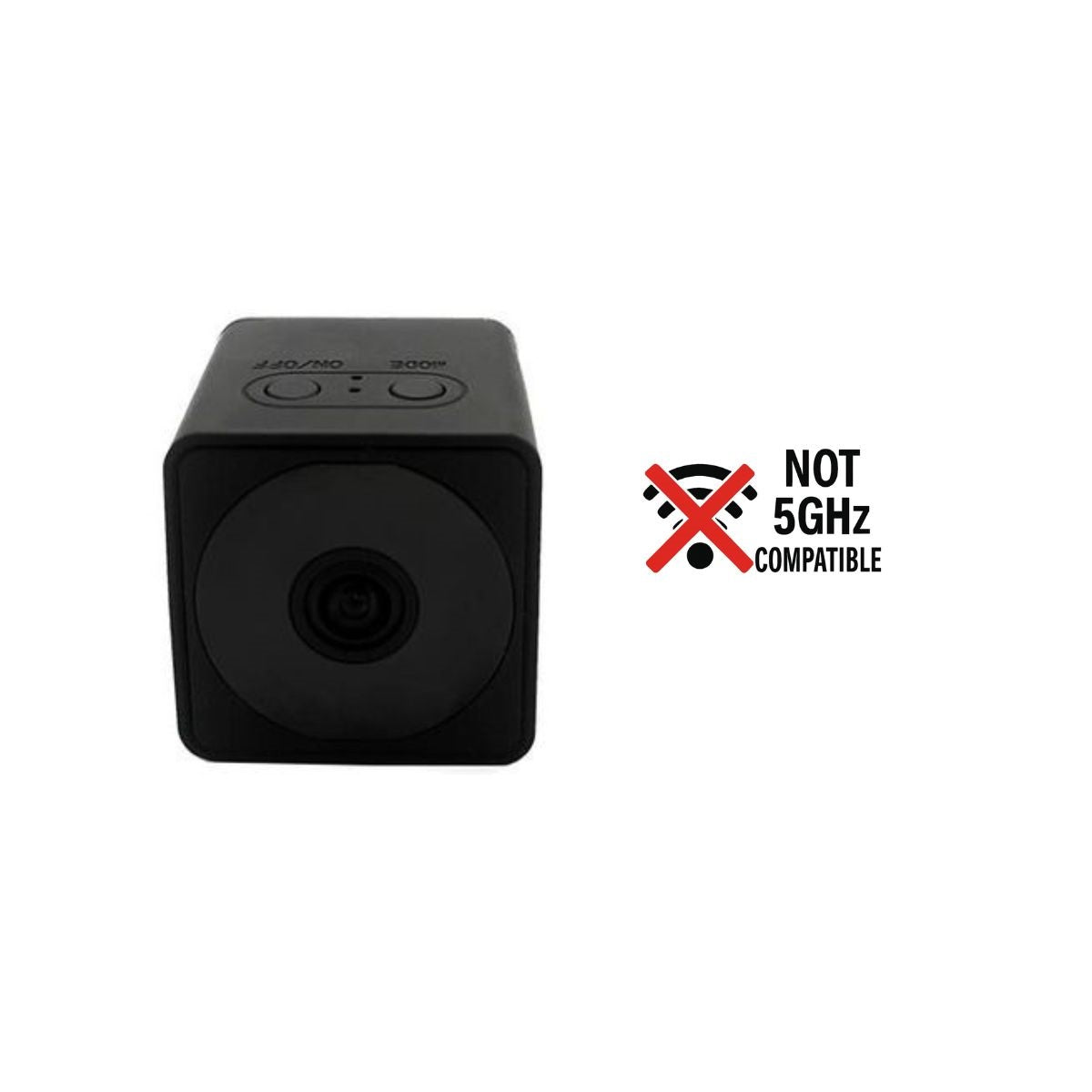 Magnetic Surveillance HD Mini Camera Live Stream 16GB SD Included 2.4GHz Wi-Fi Only