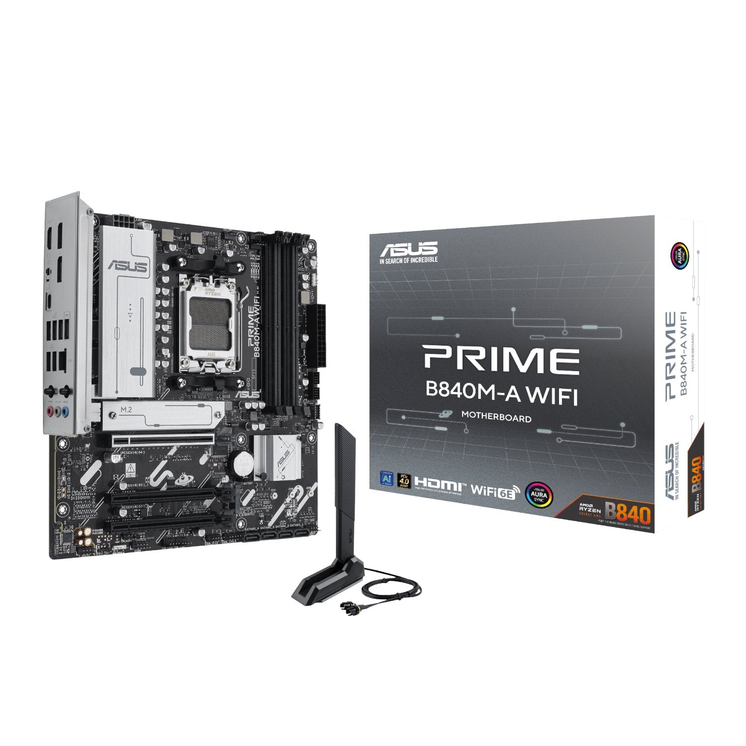 Asus PRIME B840M-A WIFI M-ATX Gaming Motherboard-0
