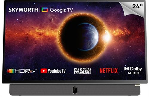 Skyworth 24 inch FHD Grey Portable Google TV-0