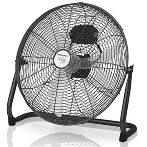 Mellerware Steel Black Hi Velocity 45cm 3 Speed Floor Fan-0