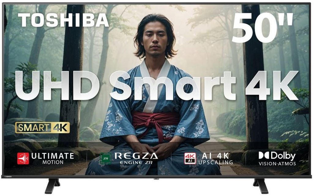 Toshiba 50-Inch C350NN UHD 4K Smart LED TV-0