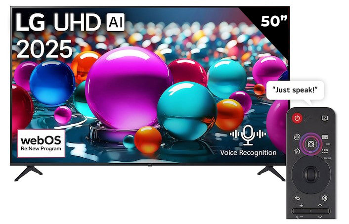 LG 50 inch UHD AI HDR10 webOS25 Smart TV-0