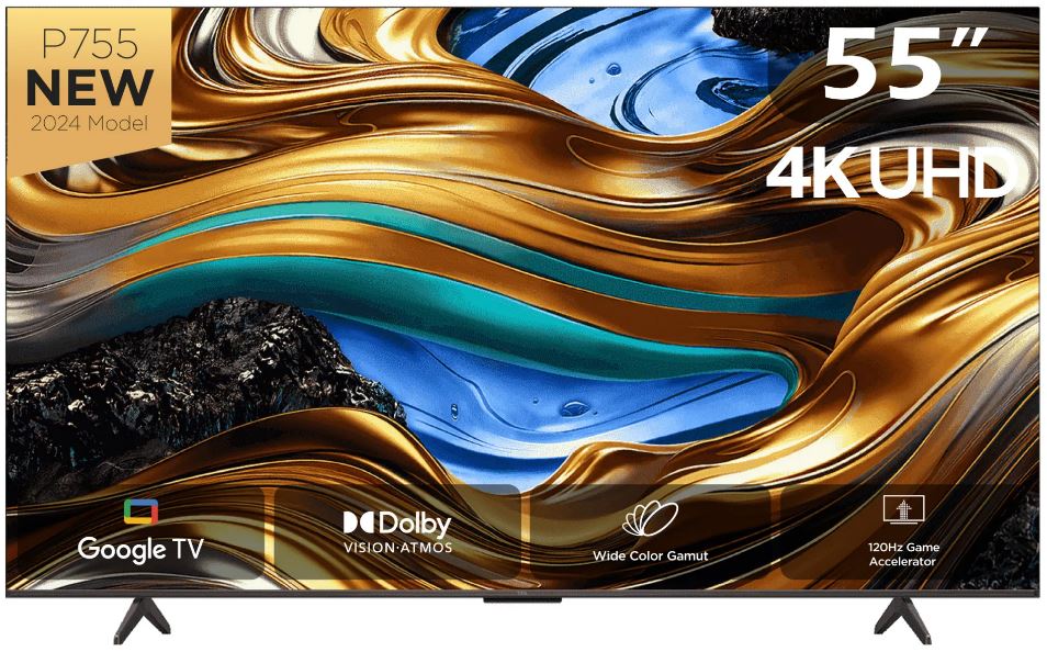 TCL 55-Inch P755 Series UHD Google LED TV-0