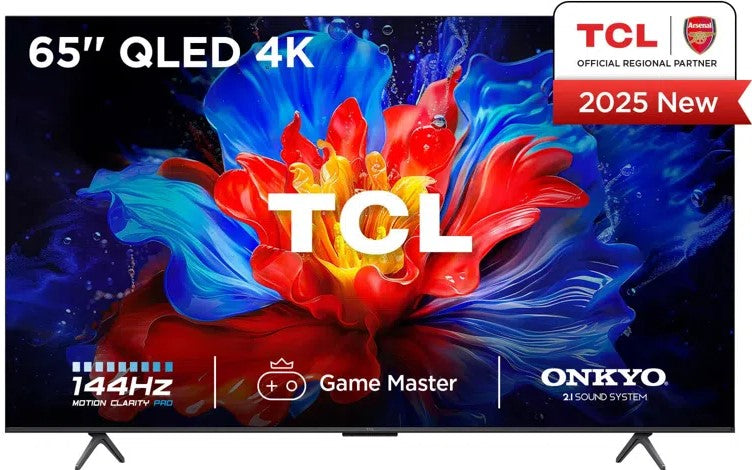 TCL 65-Inch QLED GOOGLE 144HZ LED TV-0