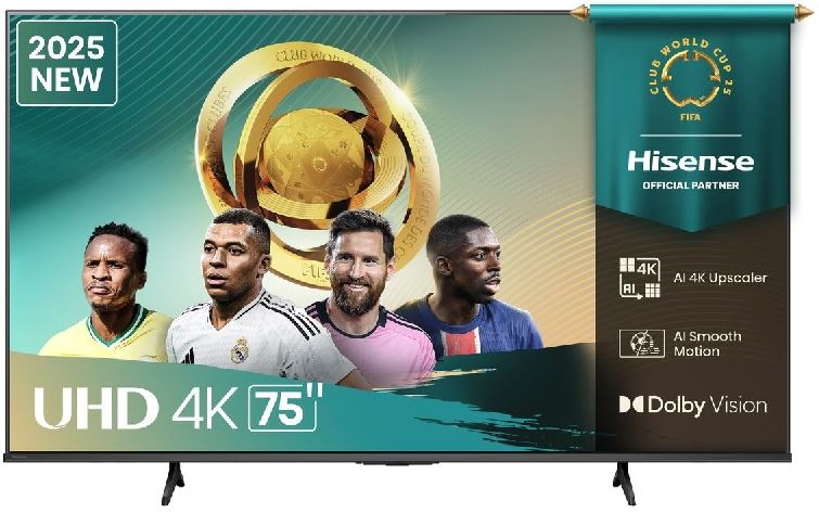 Hisense 75-Inch A6Q Ultra HD Smart TV-0