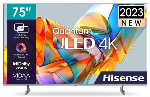 Hisense 75&quot; Class U6K Series Quantum ULED 4K UHD VIDAA Smart TV-0