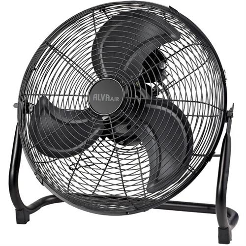 Alva Air 50cm High Velocity Matte Black Floor Fan-0