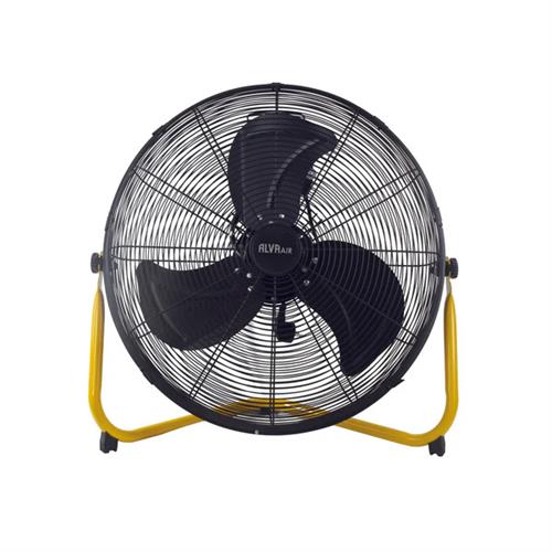 Alva Air 50cm Black With Yellow 160w Floor Fan-0