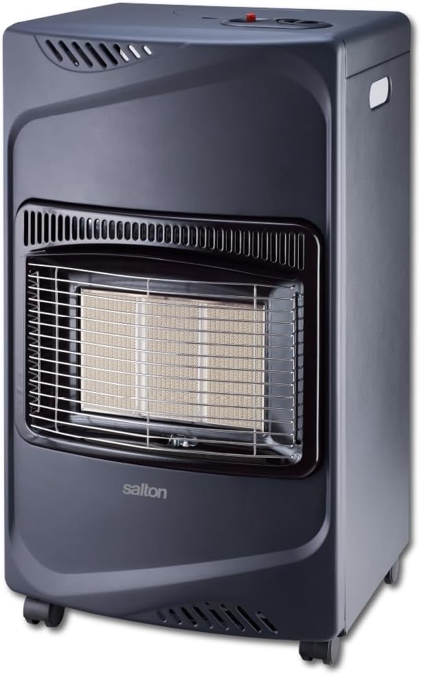 Salton SGH14 3 Ceramic Panel Infrared Gas Heater Black-0