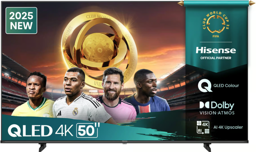 Hisense 50 Inch QLED VIDAA Smart LED Television-0