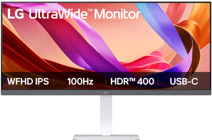 LG UltraWide 34 Inch IPS FHD White Monitor-0