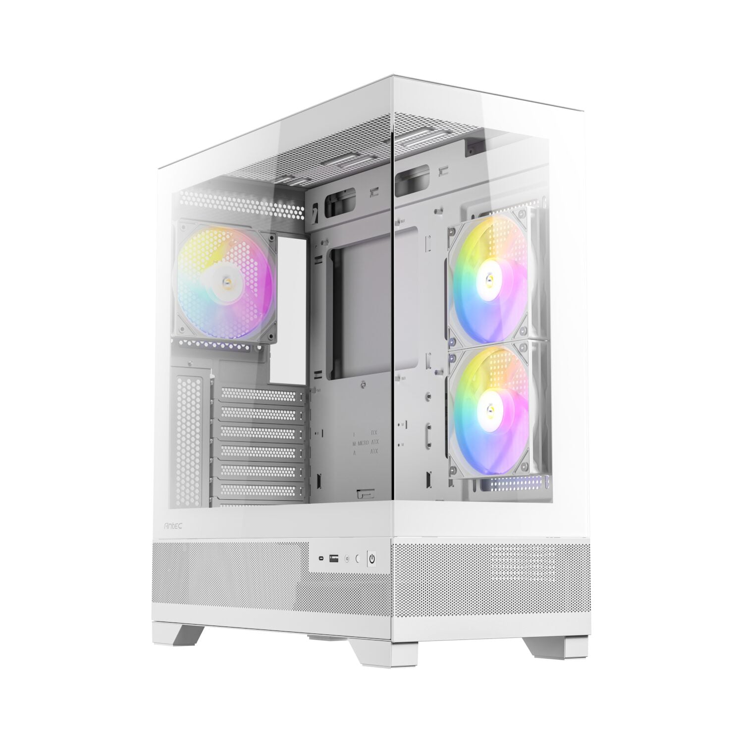 Antec CX700 ARGB Mid-Tower Gaming Chassis - White-0