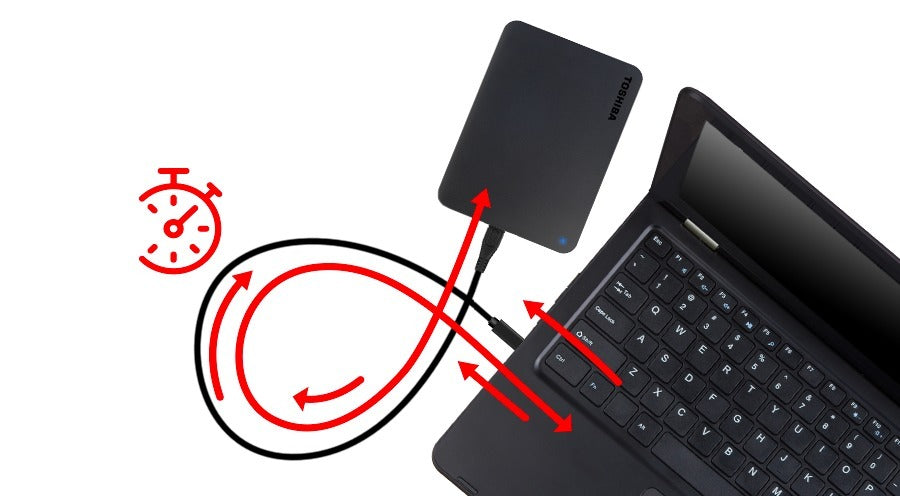 Toshiba Canvio Basic 2TB 2.5'' External Hard Drive