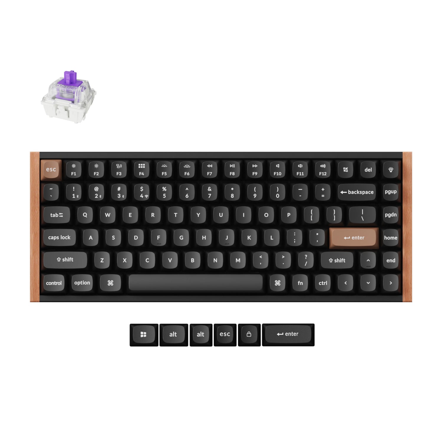 Keychron K2 HE Wireless Special Edition Magnetic Custom Keyboard | NEBULA Switch – Black-0