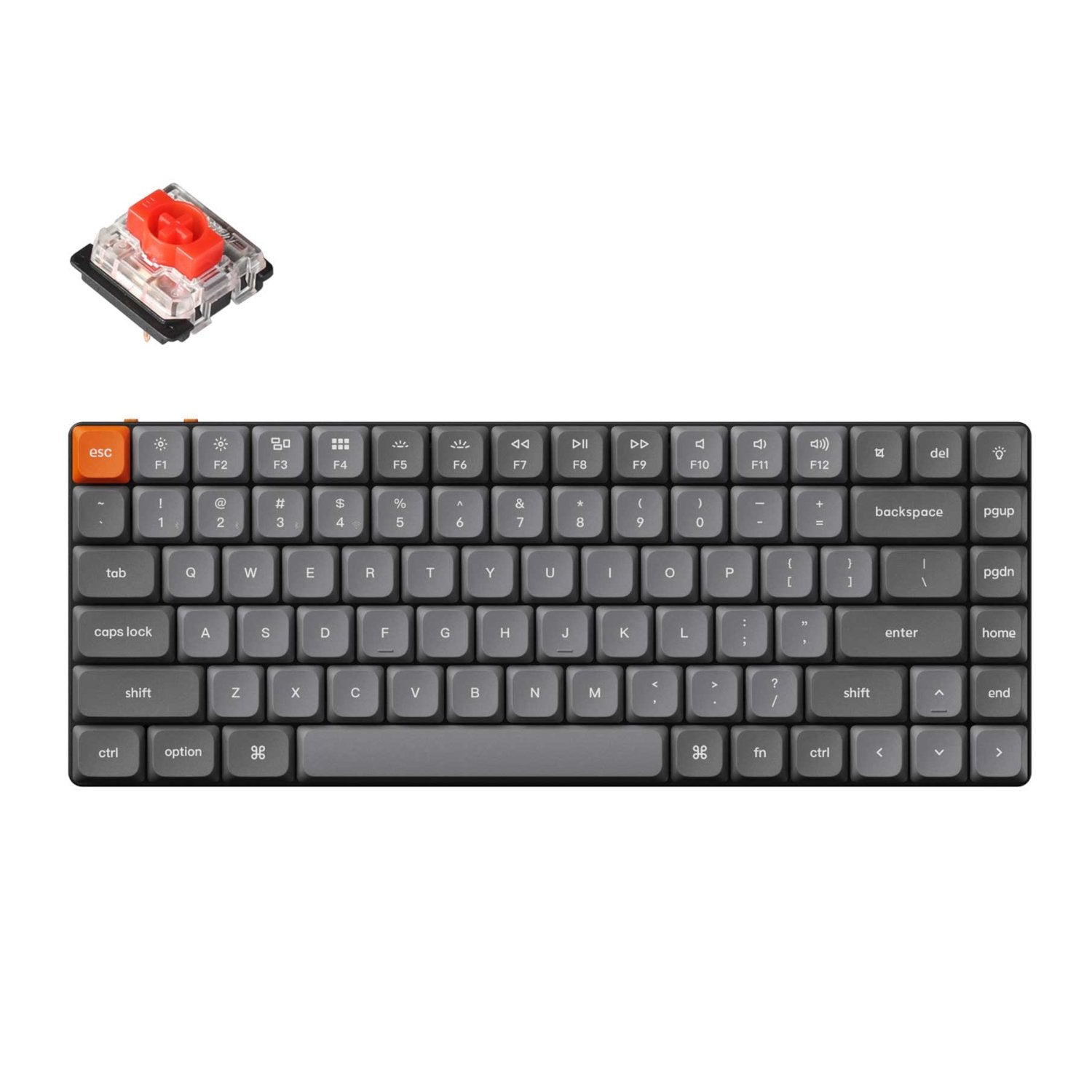 Keychron K3 Max QMK/VIA Wireless 75% Custom Mechanical Keyboard | RED Switches-0