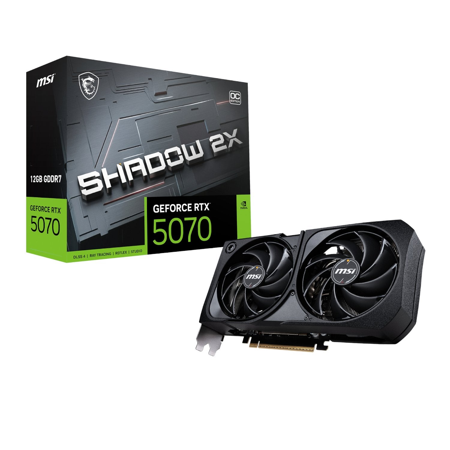 MSI GeForce RTX 5070 SHADOW 2X OC 12GB Graphics Card-0