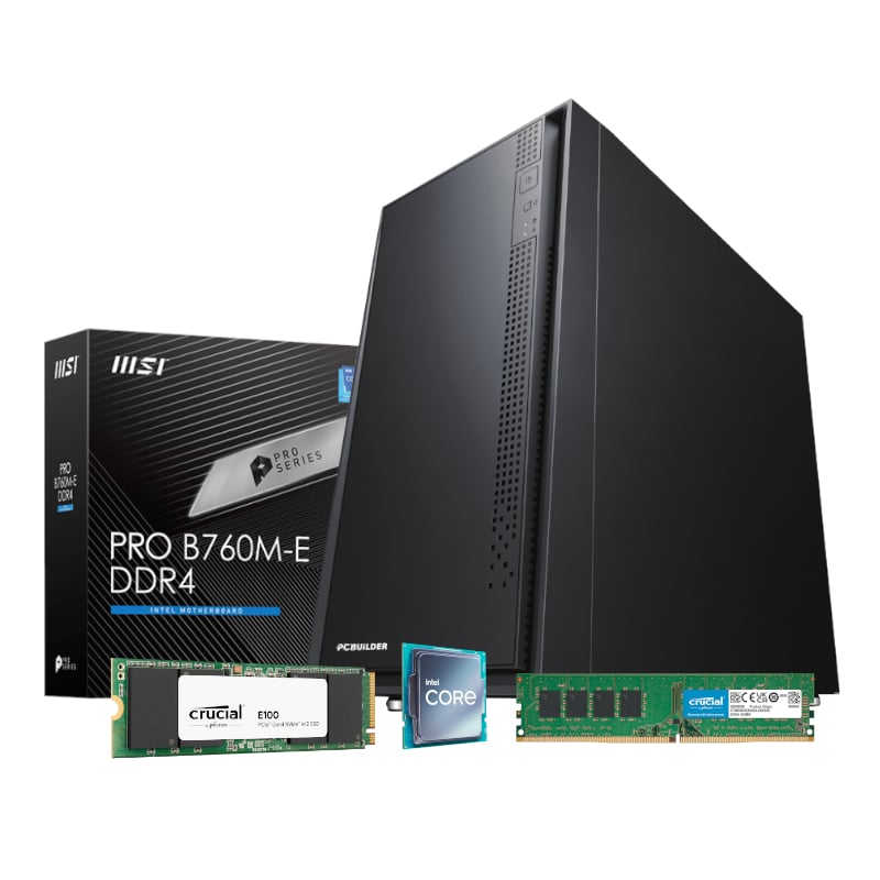 PCBuilder Intel i7-12700 HOME MASTER Windows 11 Desktop PC-0