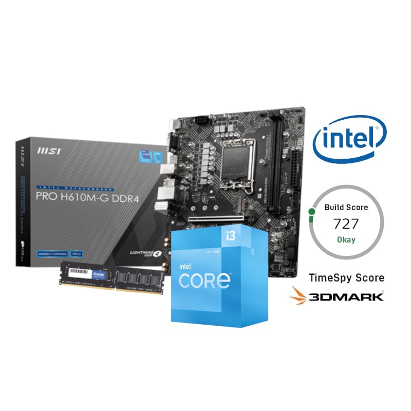 PCBuilder Intel Core i3-12100 LEVEL UP Core Upgrade Kit-0