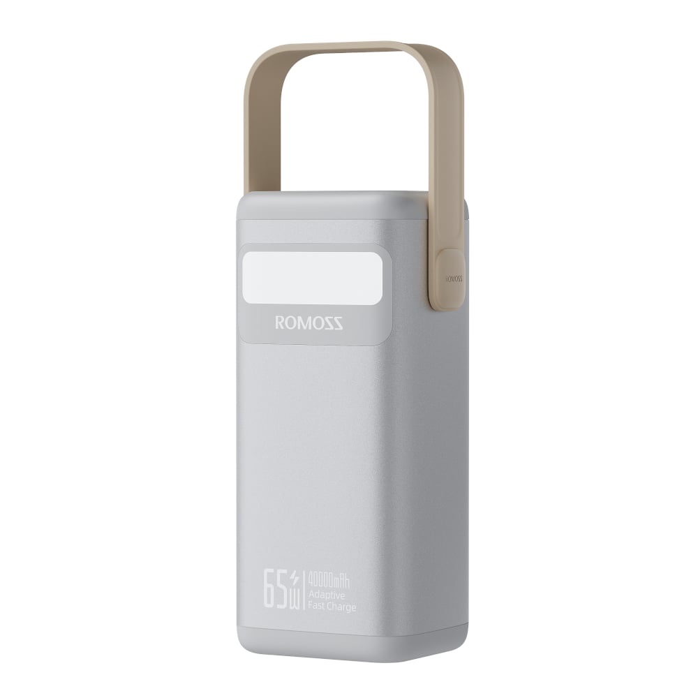 Romoss PMT40 EZCarry Pro 40000mAh 65W Fast Charge Power Bank - Silver-0