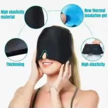 Bundle Deal: DW Music Sleep Mask Bluetooth Wireless Sleep Headphones and Migraine Relief Ice Hat
