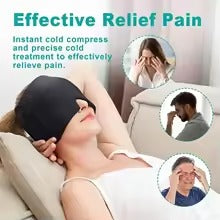 Bundle Deal: DW Music Sleep Mask Bluetooth Wireless Sleep Headphones and Migraine Relief Ice Hat